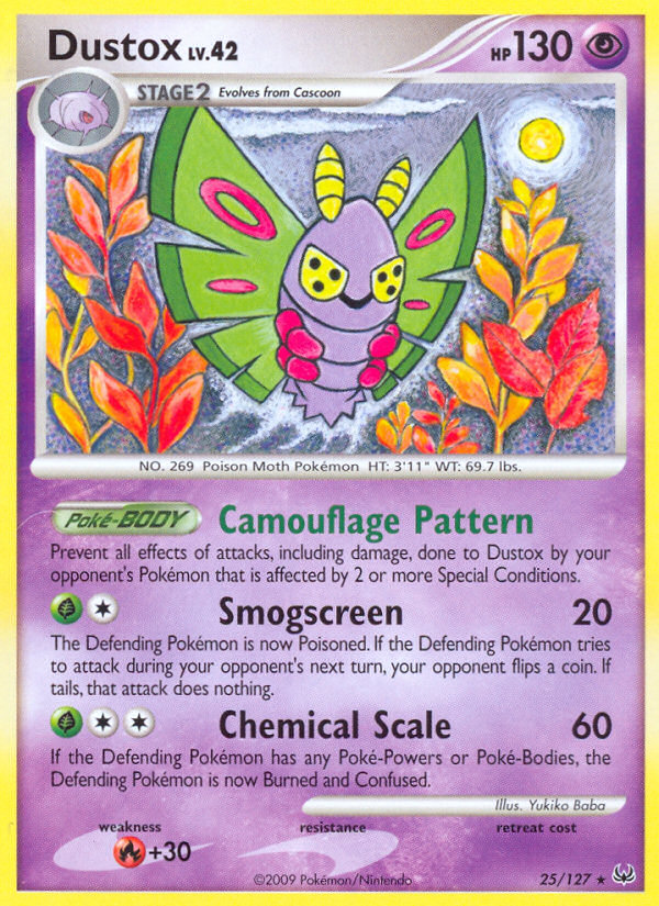 Dustox — illustrated card