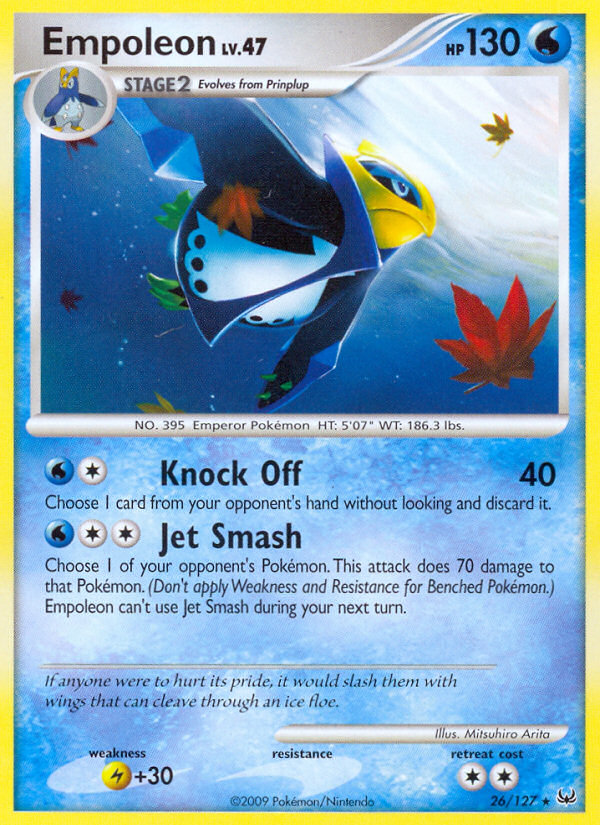 Empoleon — illustrated card