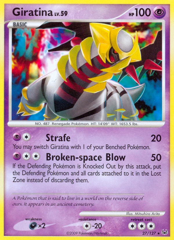 Giratina — illustrated card