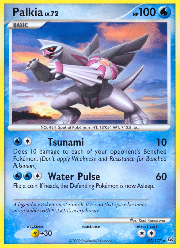 Palkia — illustrated card