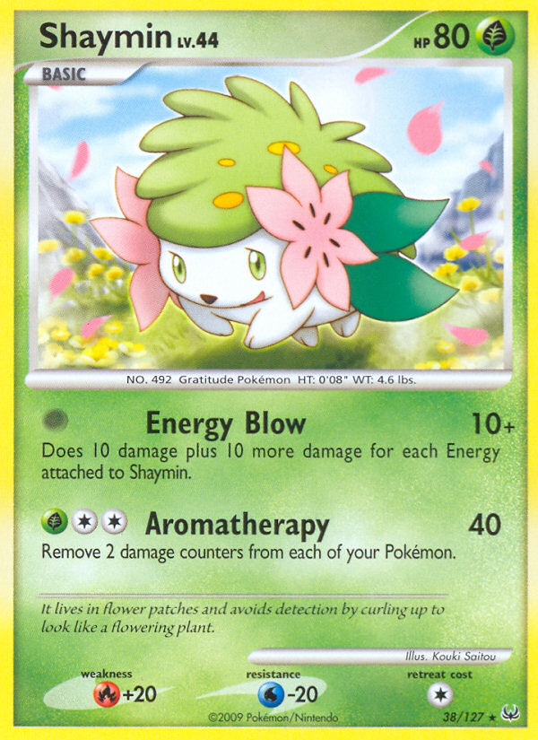 Shaymin — illustrated card