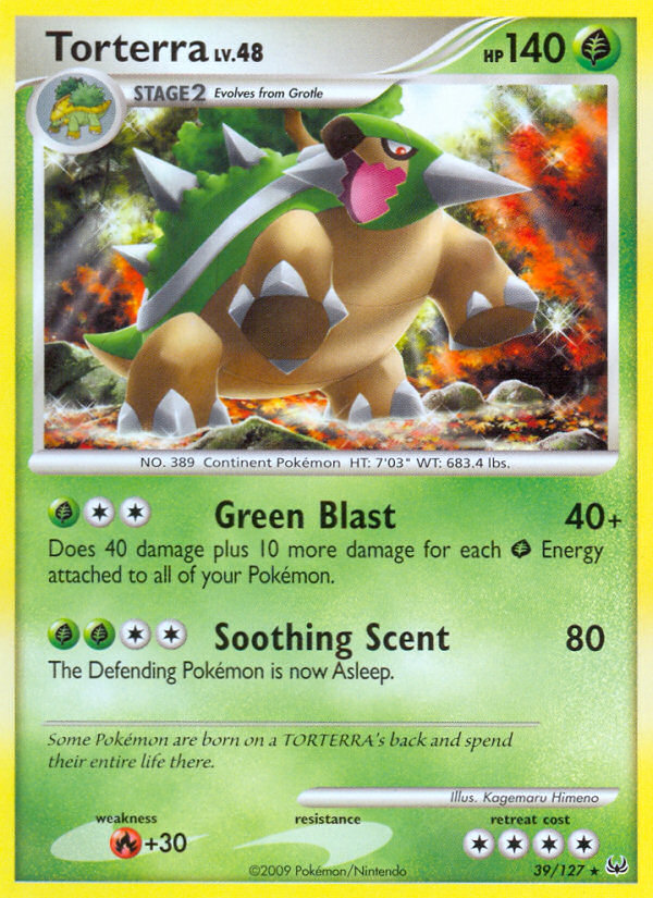 Torterra — illustrated card