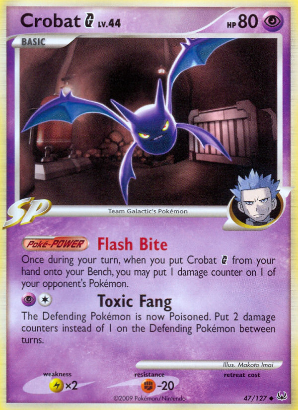 Crobat G — illustrated card