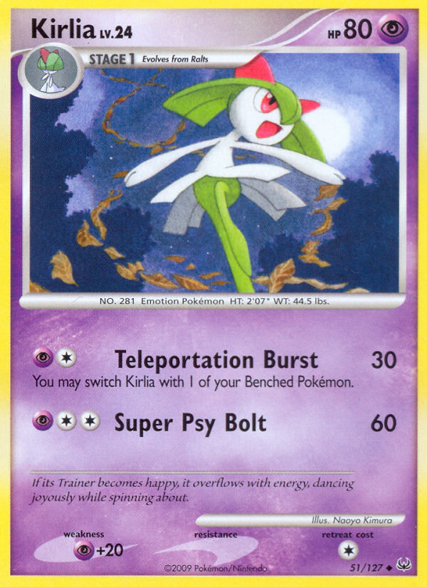 Kirlia — illustrated card