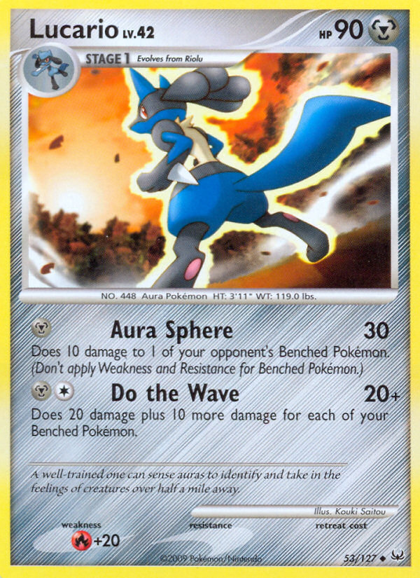 Lucario — illustrated card