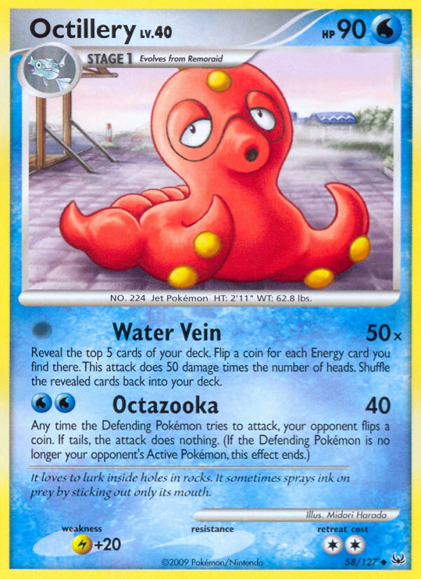 Octillery — illustrated card