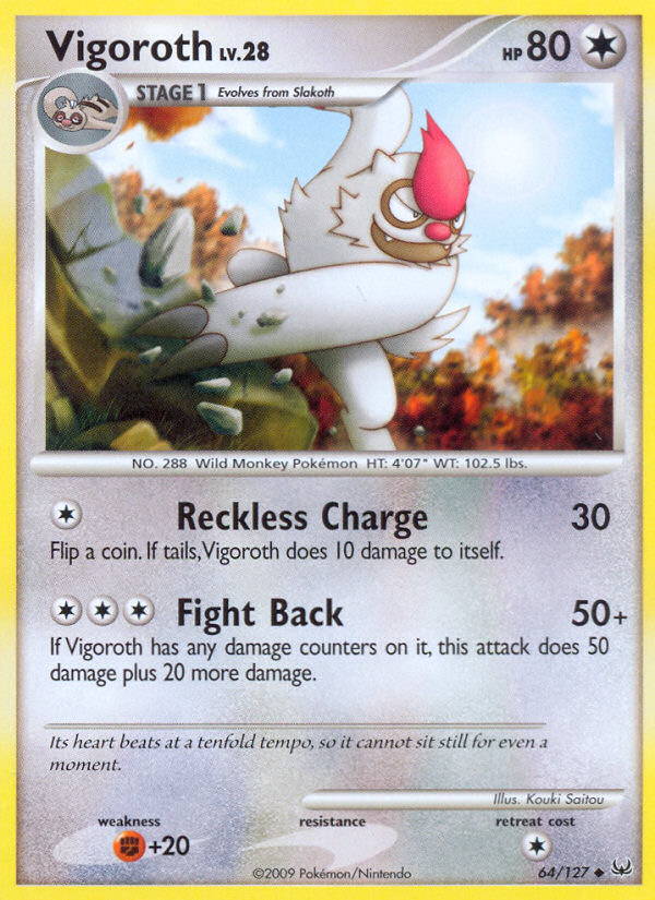 Vigoroth — illustrated card