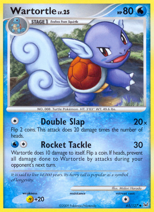 Wartortle — illustrated card