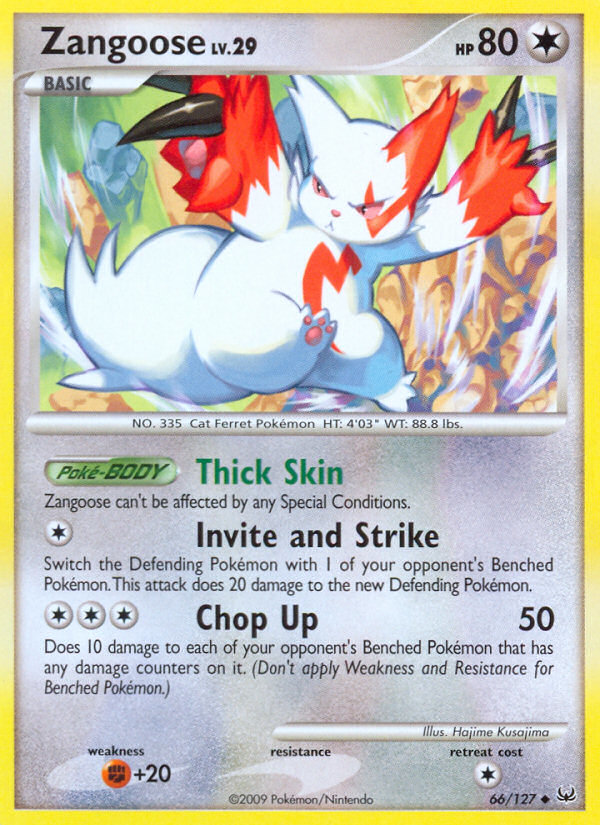 Zangoose — illustrated card