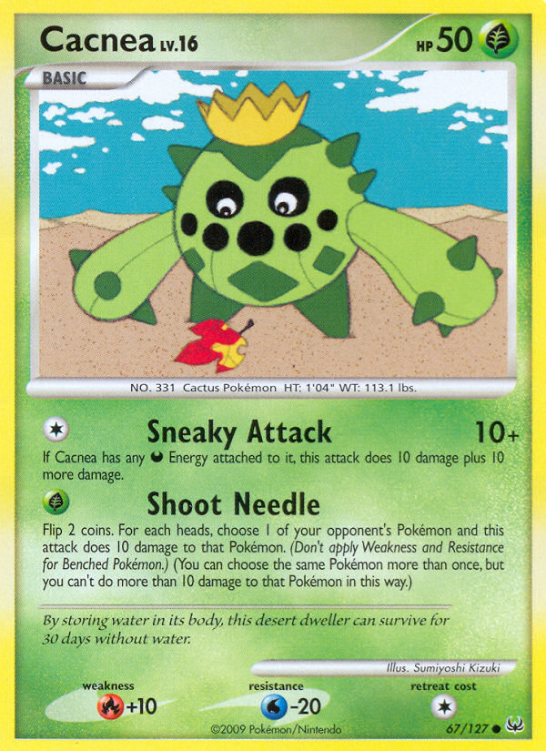 Cacnea — illustrated card