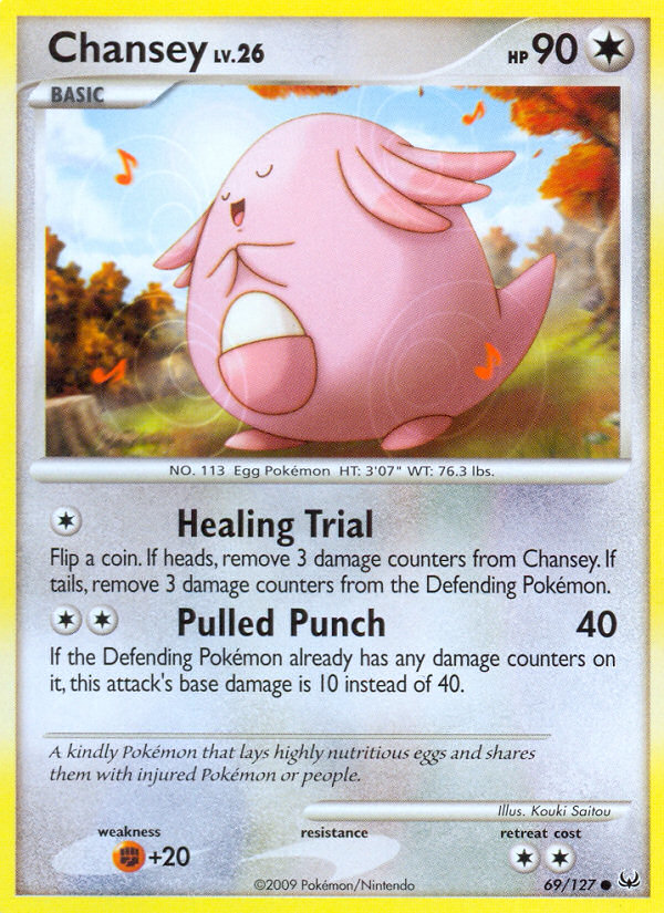 Chansey — illustrated card