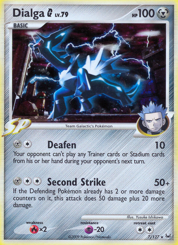 Dialga G — illustrated card