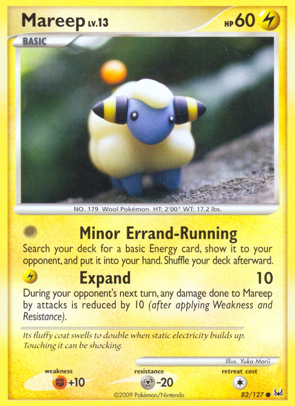 Mareep — illustrated card