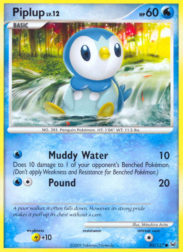 Piplup — illustrated card