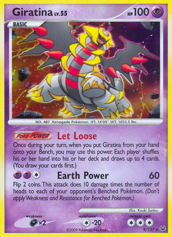 Giratina — illustrated card