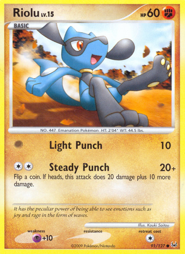 Riolu — illustrated card