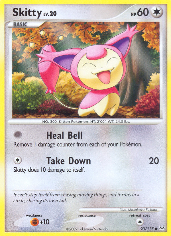 Skitty — illustrated card