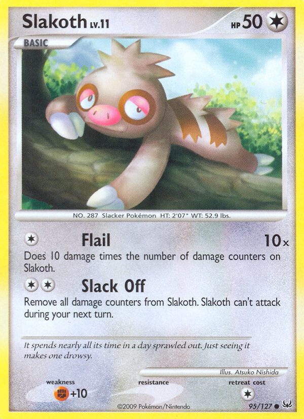 Slakoth — illustrated card