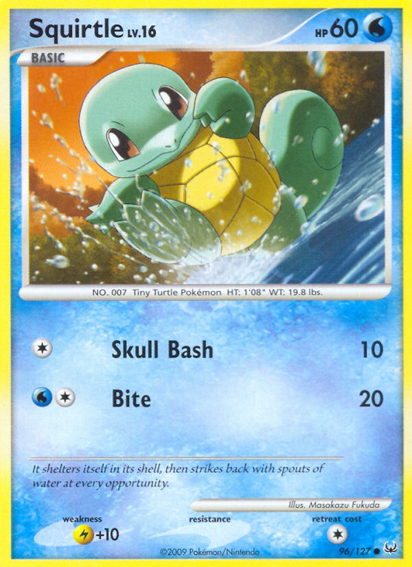 Squirtle — illustrated card