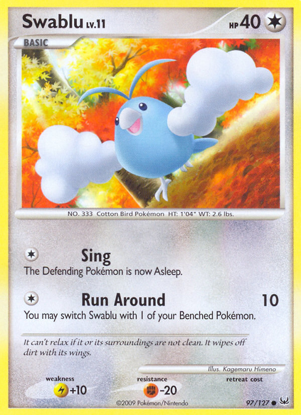 Swablu — illustrated card
