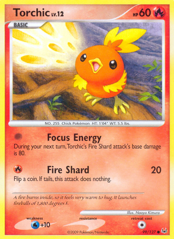 Torchic — illustrated card