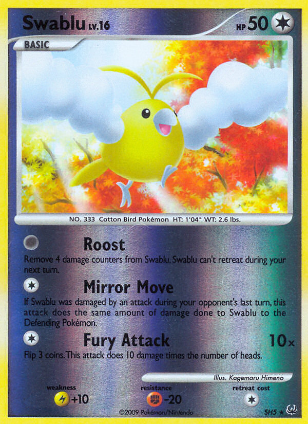 Swablu — illustrated card