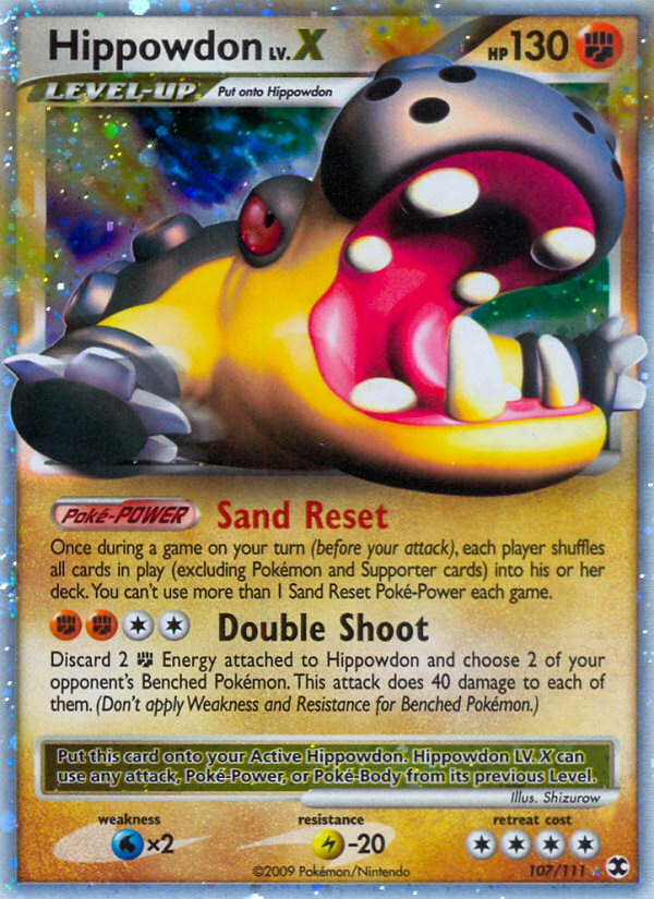 Hippowdon LV.X — illustrated card