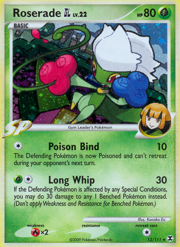 Roserade GL — illustrated card
