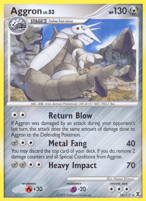 Aggron — illustrated card