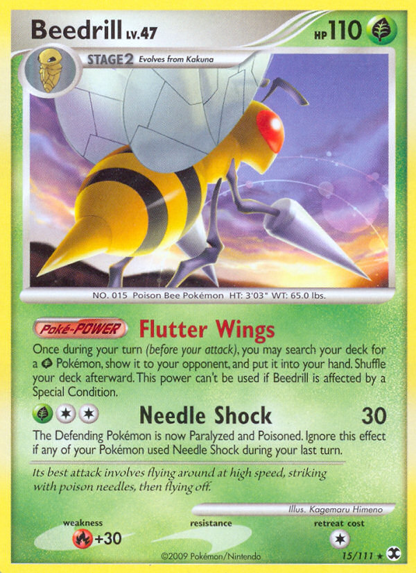 Beedrill — illustrated card