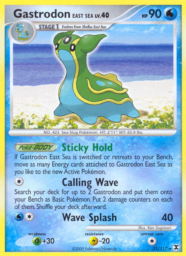 Gastrodon East Sea — illustrated card