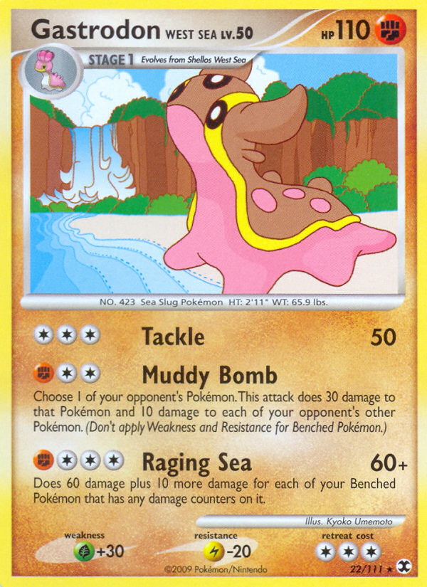 Gastrodon West Sea — illustrated card