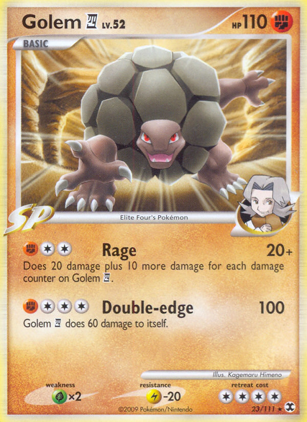 Golem E4 — illustrated card