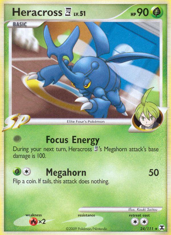 Heracross E4 — illustrated card
