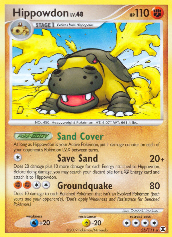 Hippowdon — illustrated card