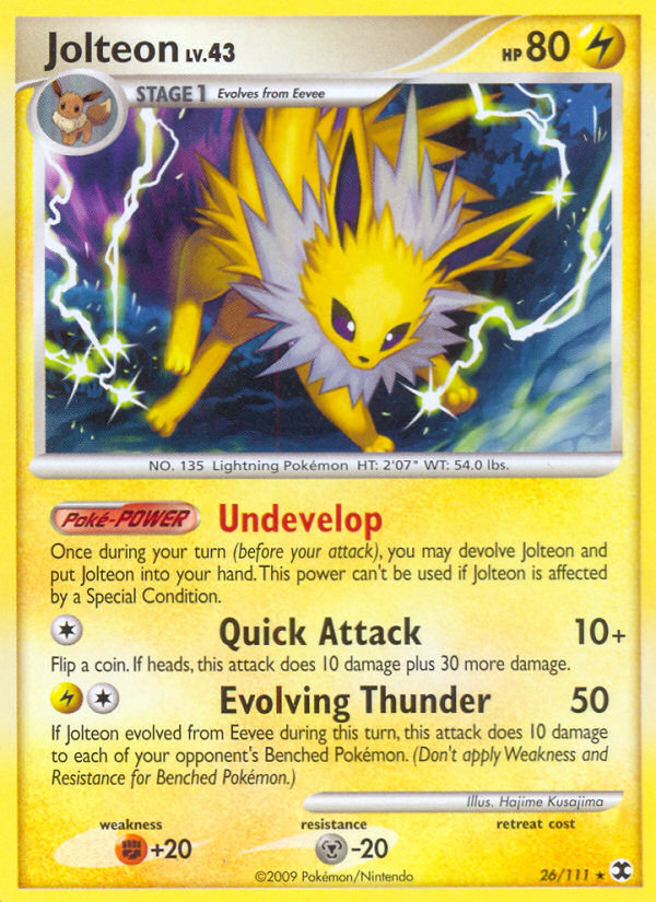 Jolteon — illustrated card