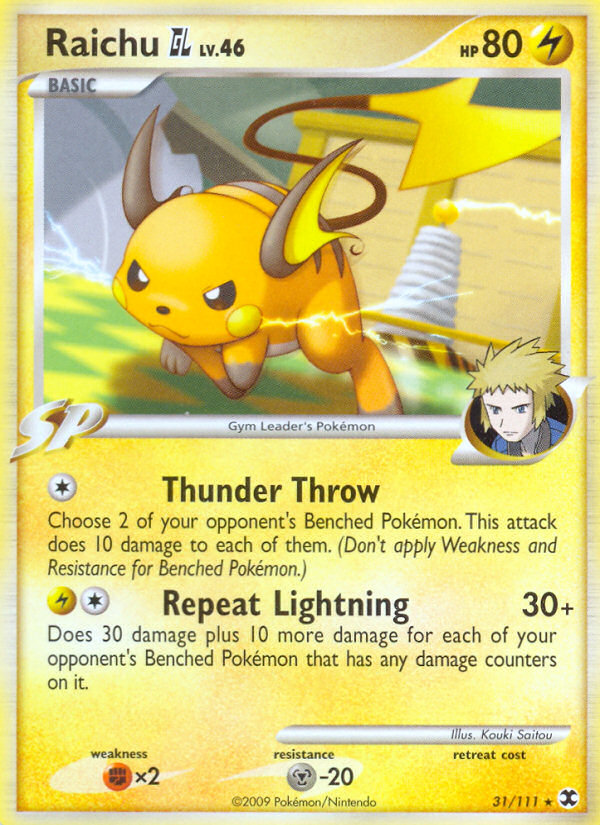 Raichu GL — illustrated card