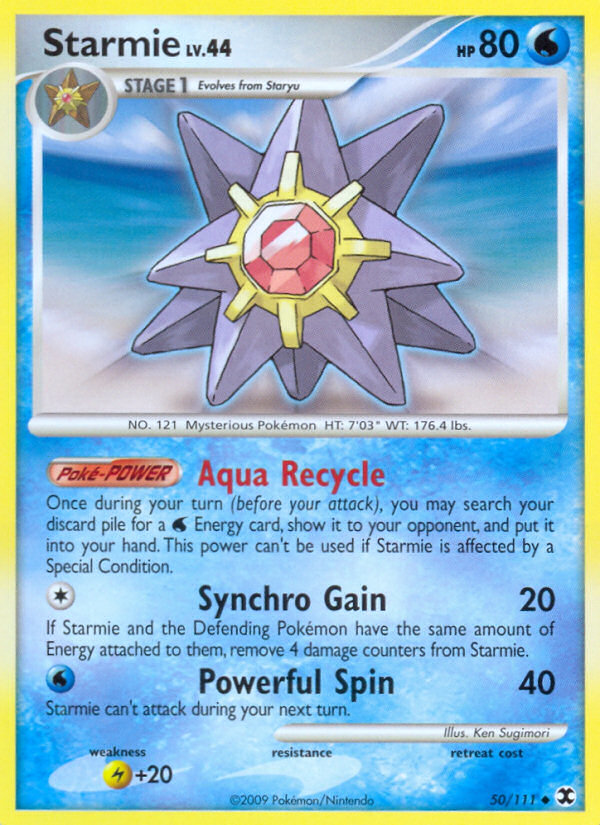 Starmie — illustrated card