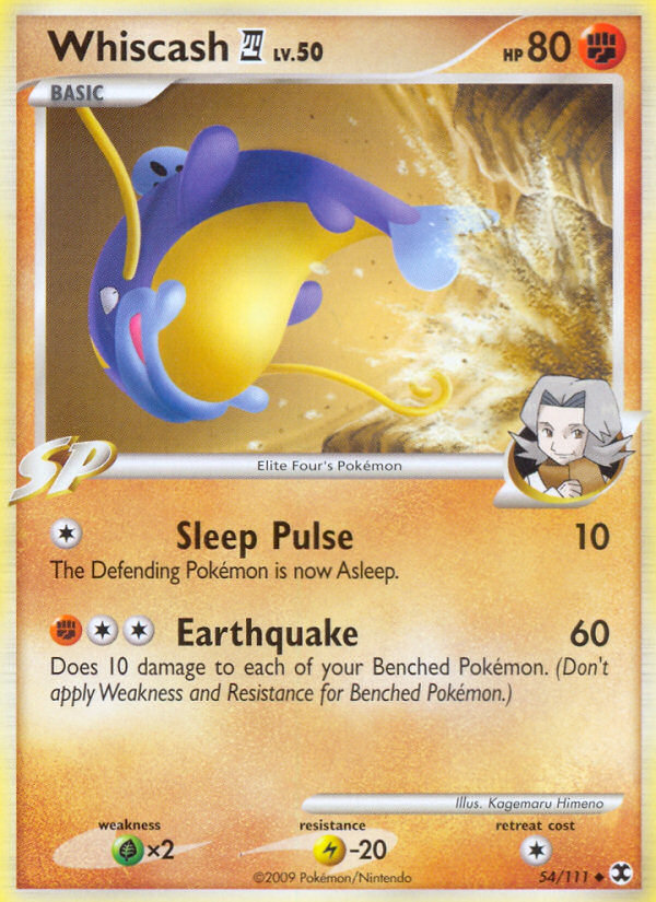 Whiscash E4 — illustrated card
