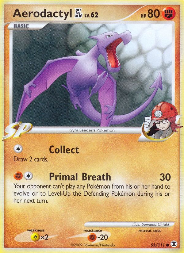 Aerodactyl GL — illustrated card