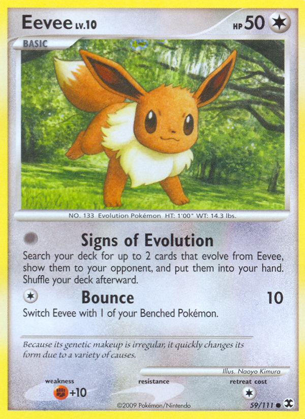 Eevee — illustrated card