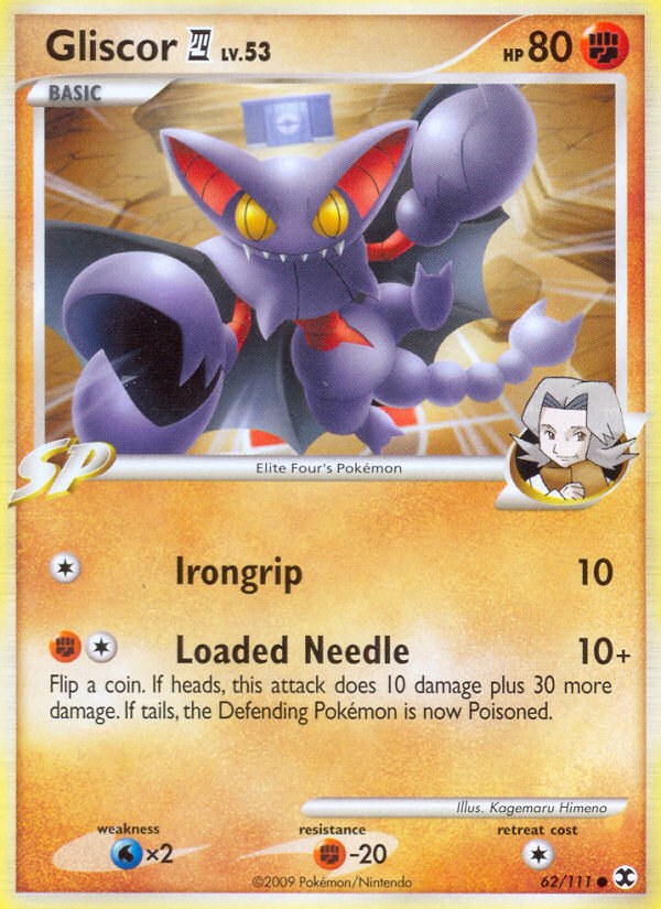 Gliscor E4 — illustrated card