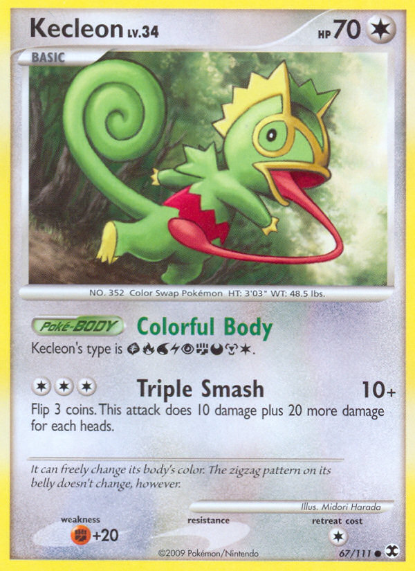 Kecleon — illustrated card
