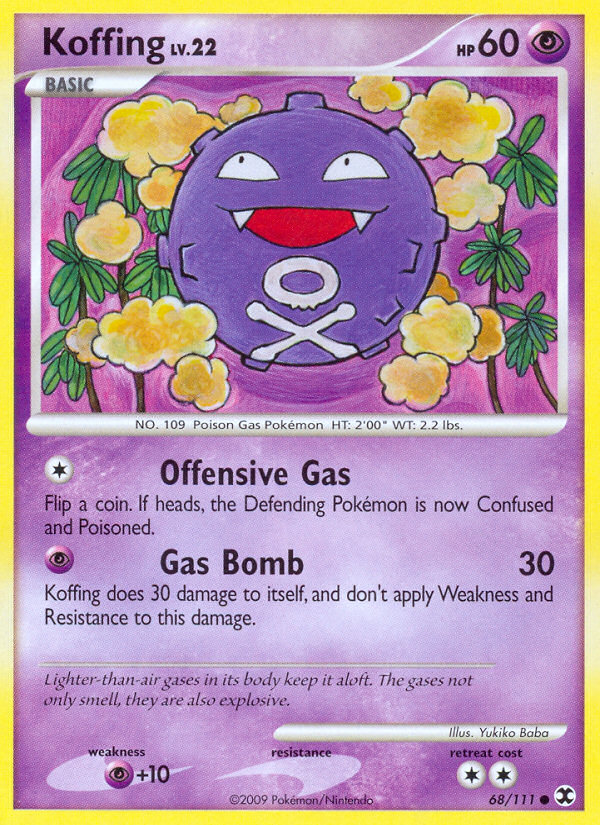Koffing — illustrated card
