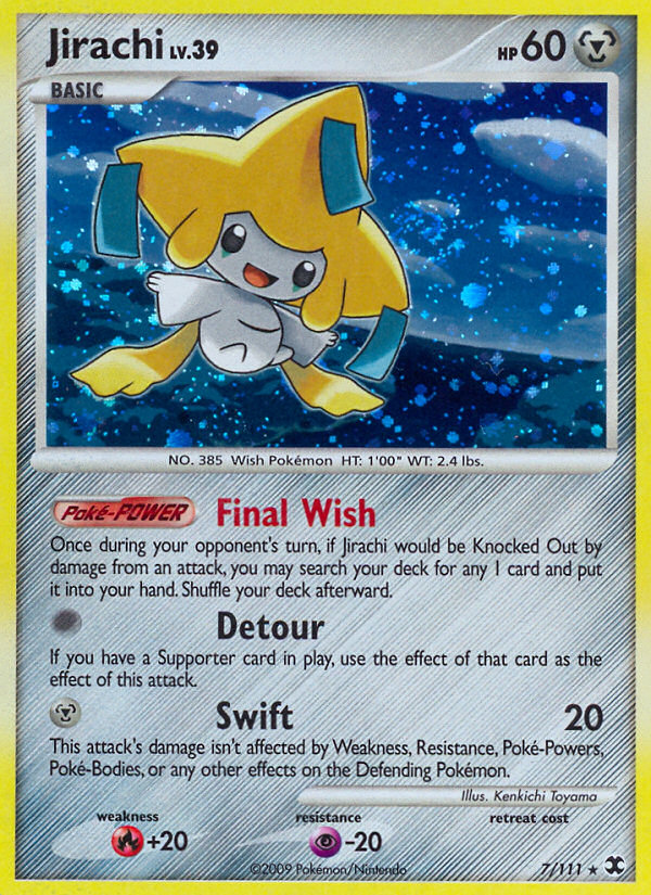 Jirachi — illustrated card