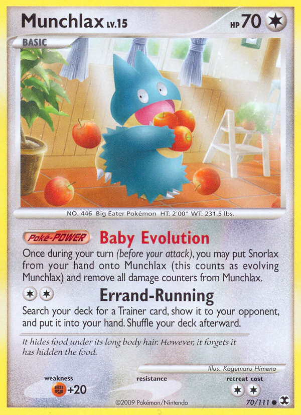 Munchlax — illustrated card
