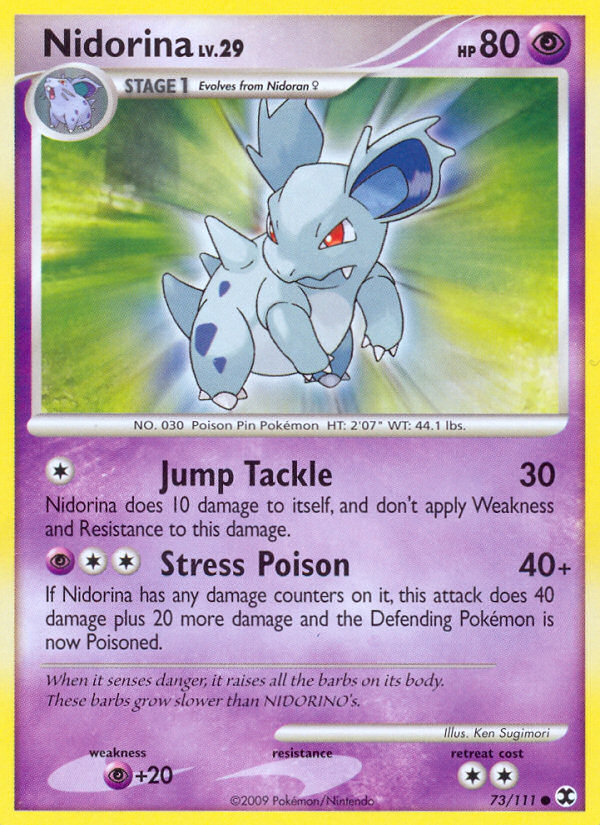 Nidorina — illustrated card