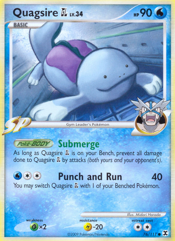 Quagsire GL — illustrated card