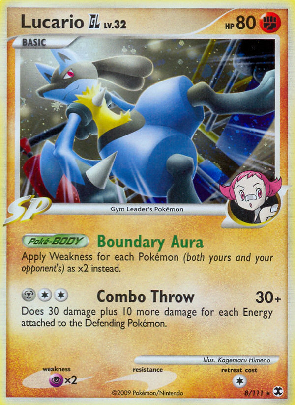 Lucario GL — illustrated card