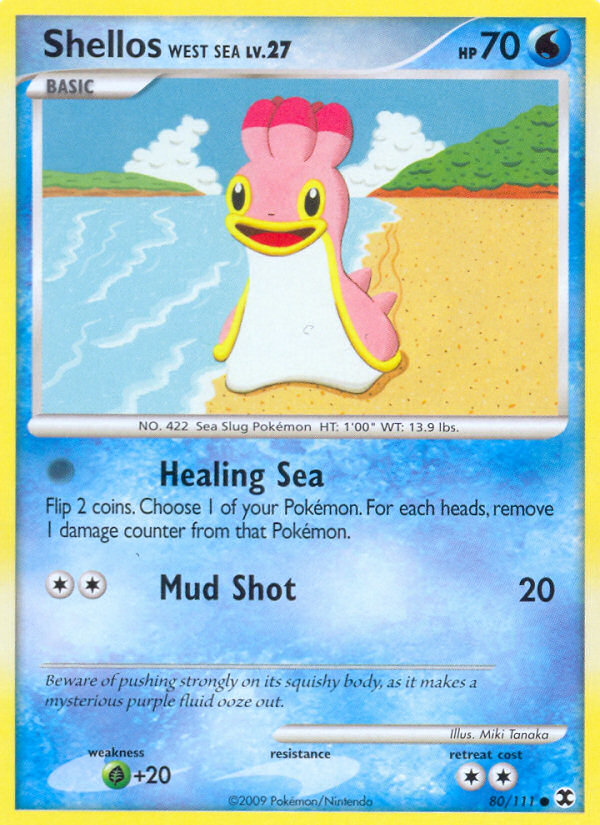 Shellos West Sea — illustrated card
